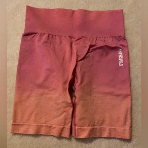 Gymshark ombré workout shorts like new great condition